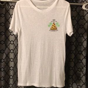 Vans pizza shirt.